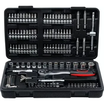 Gola sada BGS 92146 Gola sada 1/4", 6-hranné hlavice, s bity, 130 dílů