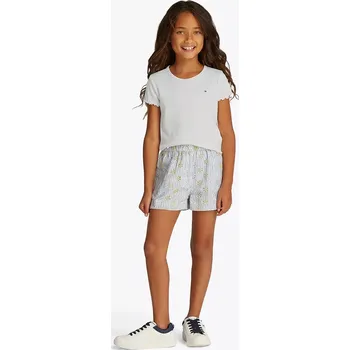 Dívčí tričko Dětské tričko Tommy Hilfiger bílá barva, KG0KG08590 KG0KG08590.PPYA 00X, vel. 152