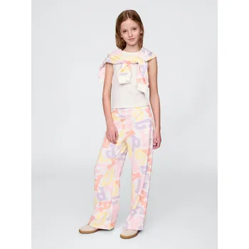 GAP Dětské široké tepláky - Holky GAP bílá 3250557