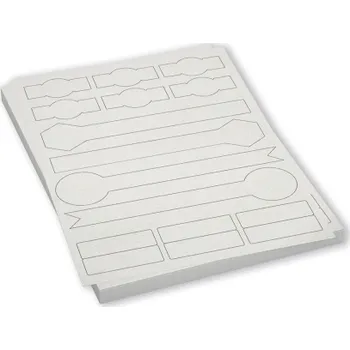 Speciální papír Libovolný rozměr a tvar etiket na archu - etikety PRINT bílý jemně strukturovaný papír