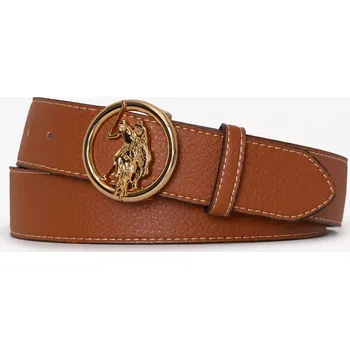 Dámská vesta U.S. Polo Assn.dámský pásek RIVET hnědý XL