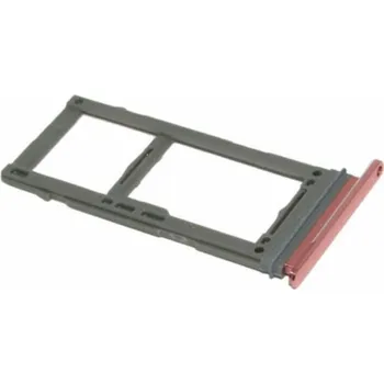 Držák SIM microSD Samsung G970 G973 G975 Galaxy S10 Plus Pink růžový originál kvalita