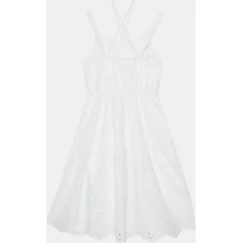 Dámské šaty Guess Každodenní šaty J5GK30 WH7D0 Bílá Regular Fit 7Y