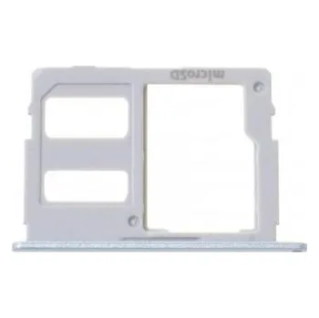 Držák SIM microSD Samsung J530 Galaxy J5 2017 Blue Silver stříbrný originální