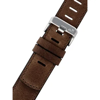 Řemínek na hodinky Kožený řemínek Morellato BIT 6084E39.032 M, hnědý
