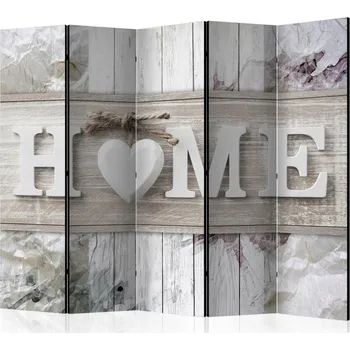 Paraván 5dílná Paraván - Paraván : Nápis Home