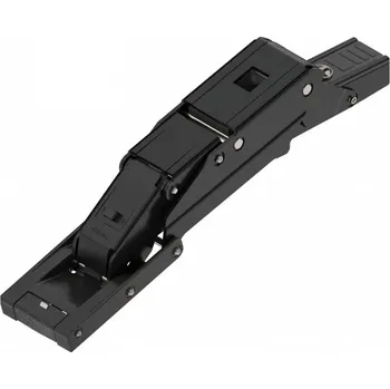 Nábytkové kování Závěs pro skleněné dveře nalepovací s tlumením Domyk BLUM 71B4500C Clip CRISTALLO 110°