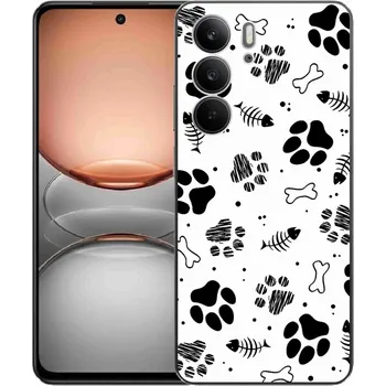 Kosmetika pro psa Gelový kryt mmCase na Realme C75 - psí tlapky 1