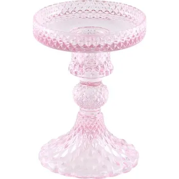Svícen Chaks Stojan na sviečku Macarena - Ružový 8,8 x 11,8 cm