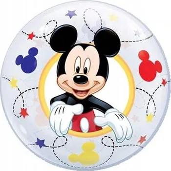 Balónek Fóliový balónek 12" QL Bubble "Mickey"