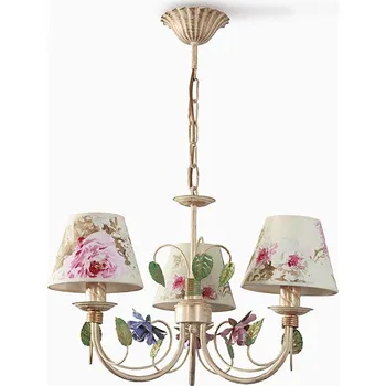 Lustr na řetězu CAMELLIA 3xE14/40W/230V růžový