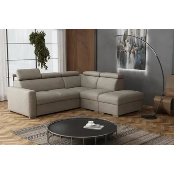 Sedací souprava Sedací souprava Petrit IX pravá Aragon hnědošedá