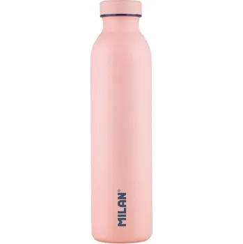 Láhev RŮŽOVÁ TERMOSKA střední 591 ml MILAN hliníková láhev na pití do školy