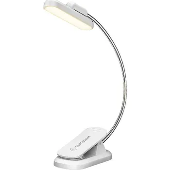 Lampička Glocusent Bezdrátová otočná lampička na knihy, USB-C 1000mAh (bílá) Glocusent
