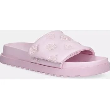 Dámské pantofle Pantofle Guess FABIO2 dámské, růžová barva, FLJFA2 ELE19 FLJFA2.ELE19.PINK 03X, EUR 36