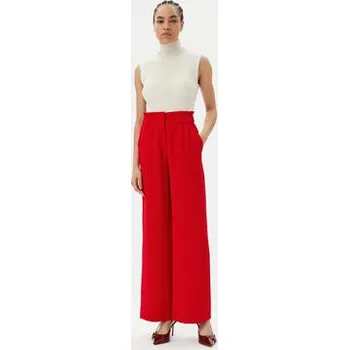 Dámské kalhoty Morgan Palazzo kalhoty 242-PBIRD Červená Wide Leg 42