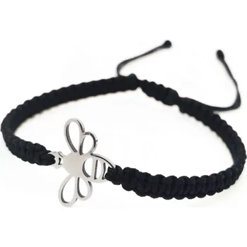 Náramek Maj šperky Náramek se včelou Barva: Černá, Velikost: Dámská