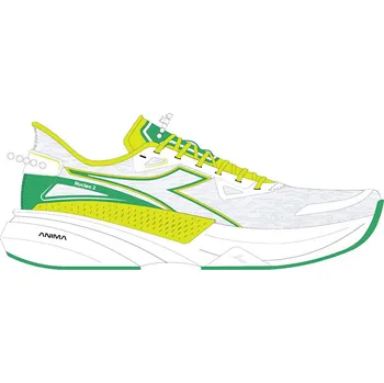 Dámská běžecká obuv Dámská běžecká obuv Diadora Nucleo 2 White/Lime EUR 38,5
