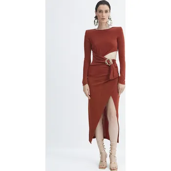 Dámské šaty Dámské šaty Trendyol Trendyol tmavě červená | červená 2035668