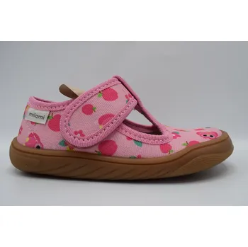 Dětská treková obuv MILAMI dětská barefoot přezůvková obuv BF1 VJ48 PINK Velikost: 35