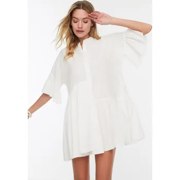 Dámské šaty Dámské šaty Trendyol Trendyol bílá 1229408
