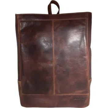 Městský batoh Sendi Design Kožený městský batoh na notebook Sendi Vest koňakový