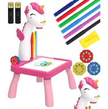 Projekční technika Projektor pro učení kreslení jednorožce, Projektor na stůl Fixy Diapozitivy