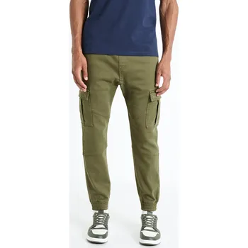 Pánské oblečení Celio Kalhoty cargo Cokit4 - Pánské Celio kaki 2681211