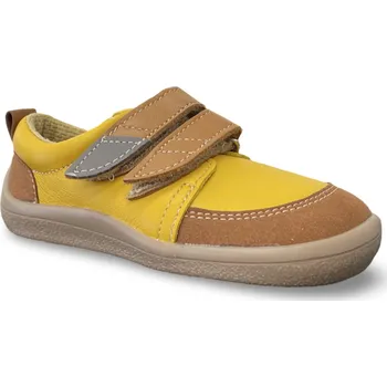 Chlapecké polobotky Beda barefoot Mauro nízké - žlutá Velikost: EU 25