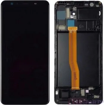 Přední kryt Samsung A750 Galaxy A7 2018 Black černý LCD dotyková deska originál kvalita