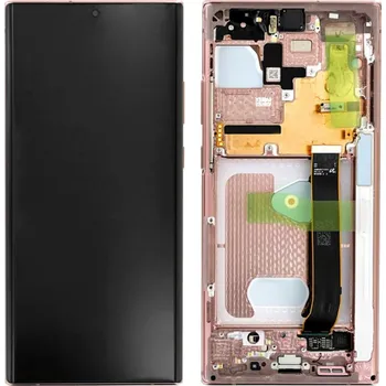 Přední kryt Samsung N986 Galaxy Note 20 Ultra Mystic Bronze LCD dotyková deska originální