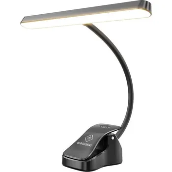 Lampička Glocusent Bezdrátová lampa Music Stand Light, USB-C 4000mAh (černá)
