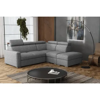 Sedací souprava Sedací souprava Petrit IX pravá Aragon šedá