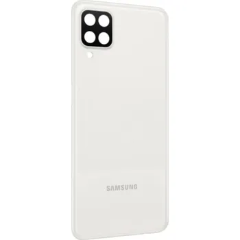 Telefonní příslušenství Zadní kryt Samsung A125 A127 Galaxy A12 White bílý sklíčko kamery originál kvalita