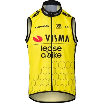 Cyklistická vesta RAPIDGEAR Cyklistická vesta - REPLIKA VISMA WIND 2025 - žlutá