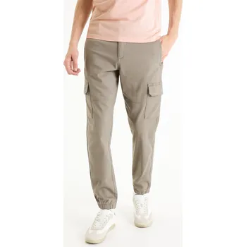 Pánské kalhoty Celio Kalhoty slim cargo Dolyte - Pánské Celio šedá 2643742