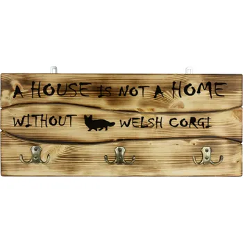 Věšák Šatní ramínko dřevěný Art-Dog, dub rustikální, dub sonoma, retro dřevo, odstíny béžové, odstíny hnědé