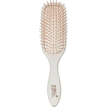 kartáč na vlasy Dřevěný kartáč s měděnými štětinami Sibel Copro Medium - 50 x 210 mm (8470223) + dárek zdarma
