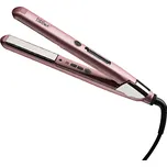 Profesionální žehlička na vlasy Eurostil Professional Titanium Straightener - růžová (06174/70) + dárek zdarma