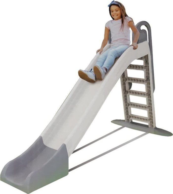 DOLONI Skluzavka 243cm šedo-bílá