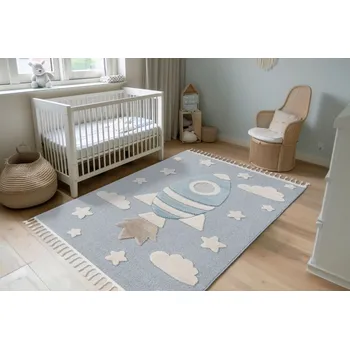 Koberec Dětský koberec Fano 391 space Kruh 133 cm průměr