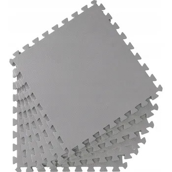 podložka na cvičení PODLOŽKA NA CVIČENÍ PĚNOVÁ PUZZLE POD POSILOVACÍ STROJE OCHRANA PODLAHY 6 Ks