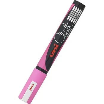 UNI PWE-5M křídový popisovač, 1,8 - 2,5 mm, fluo růžový