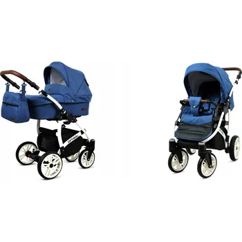 Kočárek Dětský kočárek 2v1 s hlubokou korbou a sportovní sedačkou BabyLux OPTIMAL ALU
