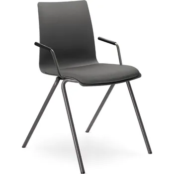 Jednací židle LD Seating Konferenční židle EVO 011-N5,BR antracitová podnož