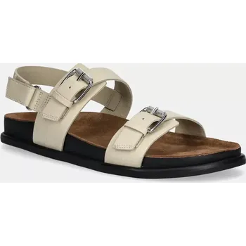 Dámské sandále Kožené sandály Vagabond Shoemakers EFFIE dámské, béžová barva, 5922-201-02 5922.201.02 01X, EUR 36