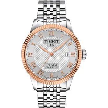 Hodinky Tissot Le Locle Powermatic 80 COSC 18K Gold Bezel T932.408.41.033.00
