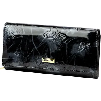 Peněženka Luxusní dámská kožená peněženka Gregorio Sigridi, černá