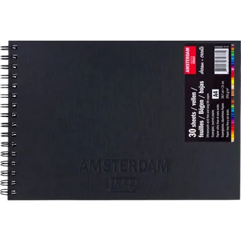 Amsterdam Skicák v pevné vazbě A4, 250g, 30 listů