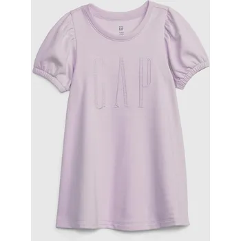 Dámské šaty GAP Dětské šaty s logem - Holky GAP šedá 2266104